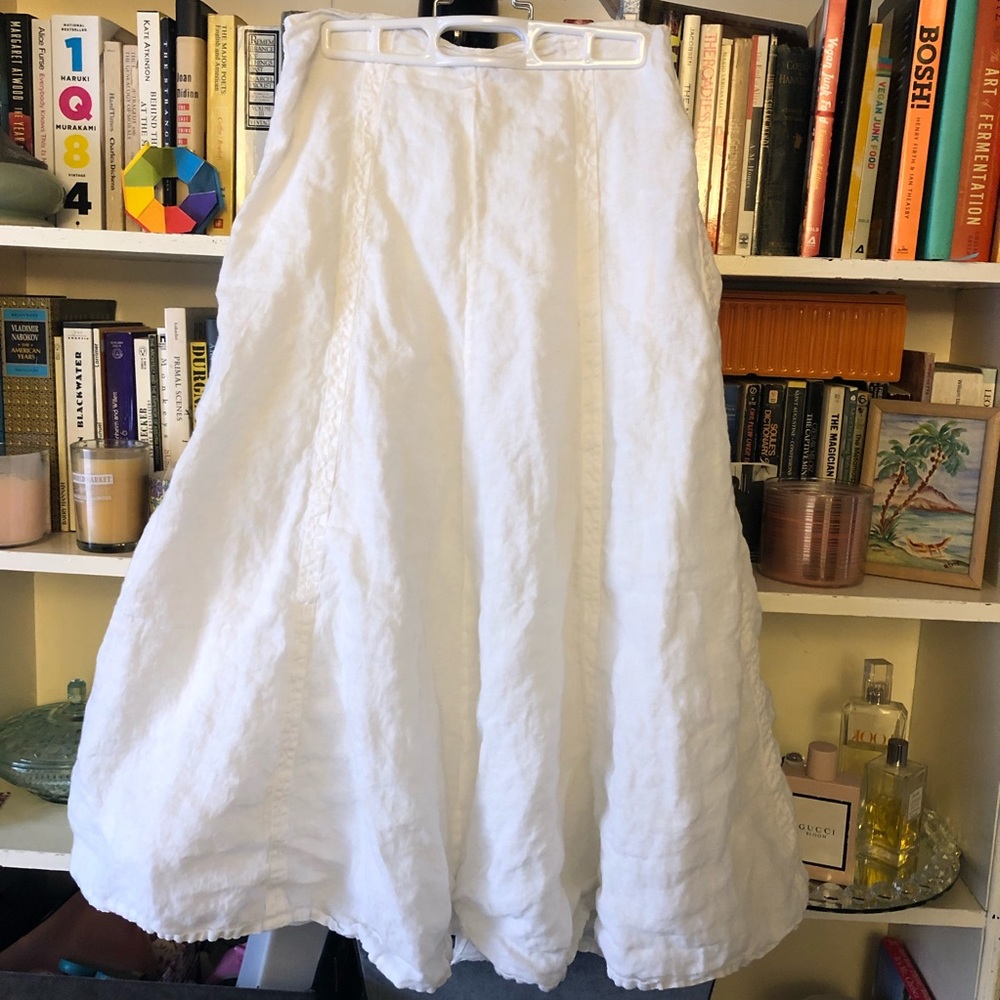 Gap white maxi skirt